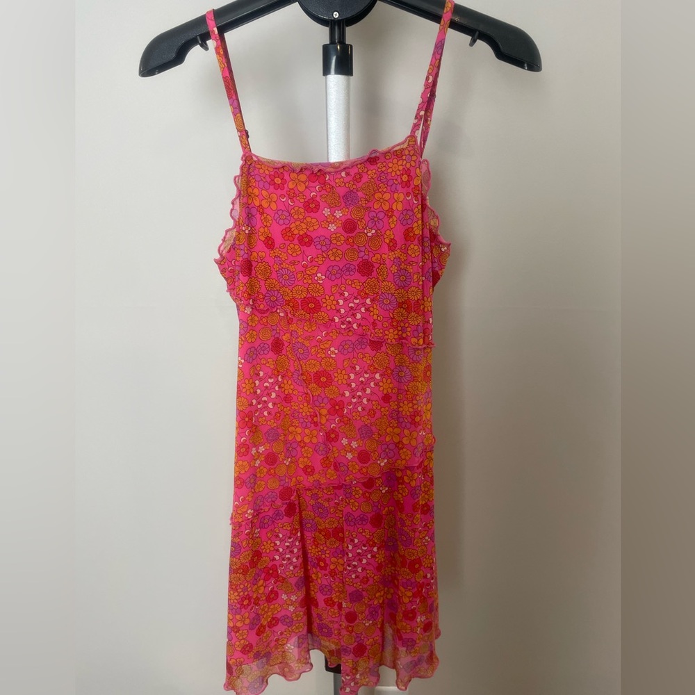 Wild fable pink dress with flowers 1009